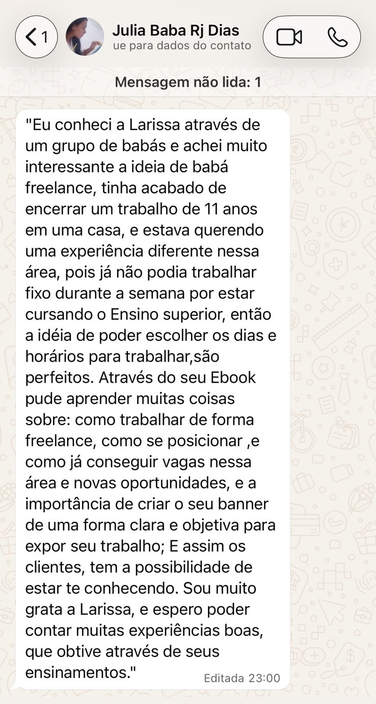 Depoimento Julia